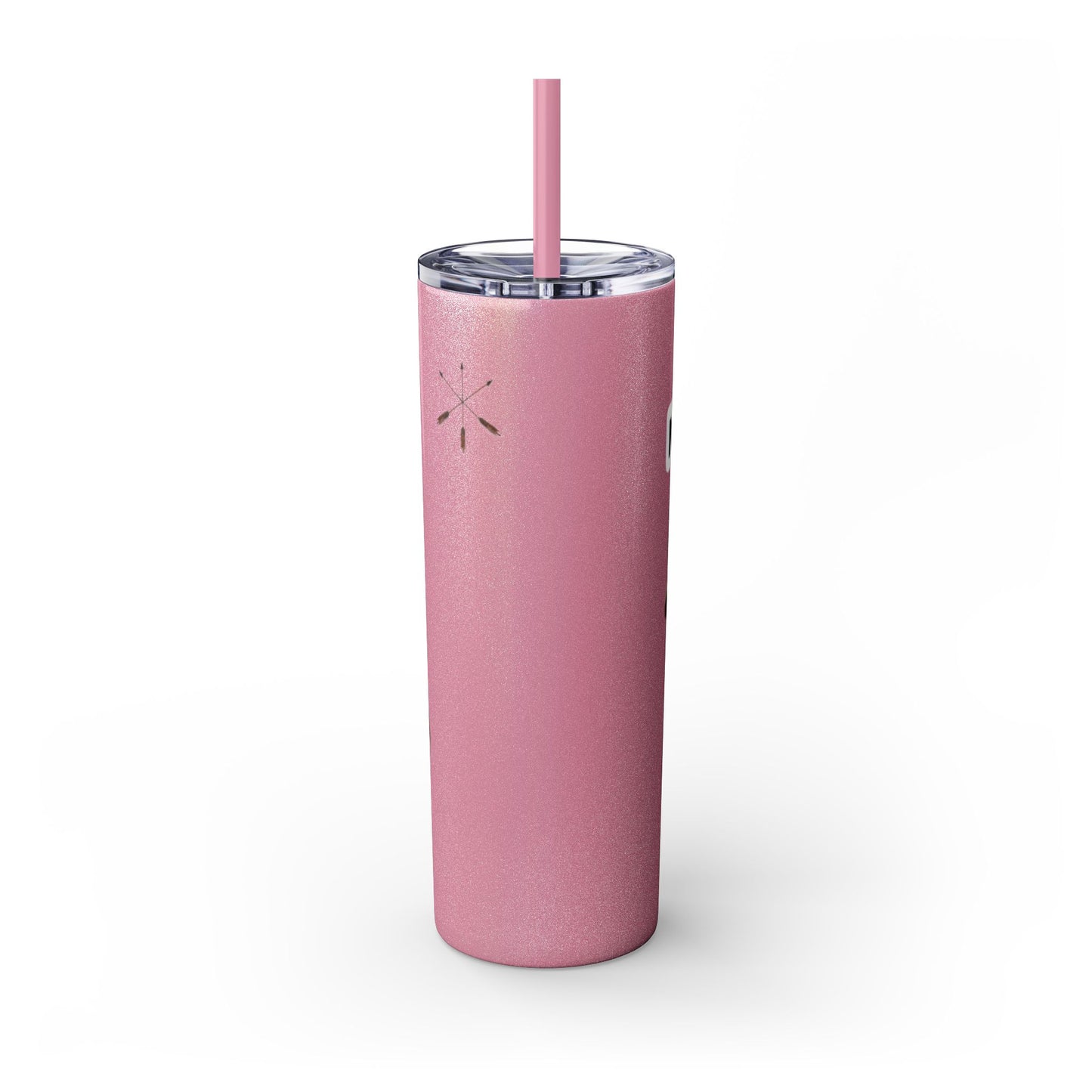Comanche Numunah Warrior Horse 20oz Skinny Tumbler with Straw — Native American Inspired Travel Cup