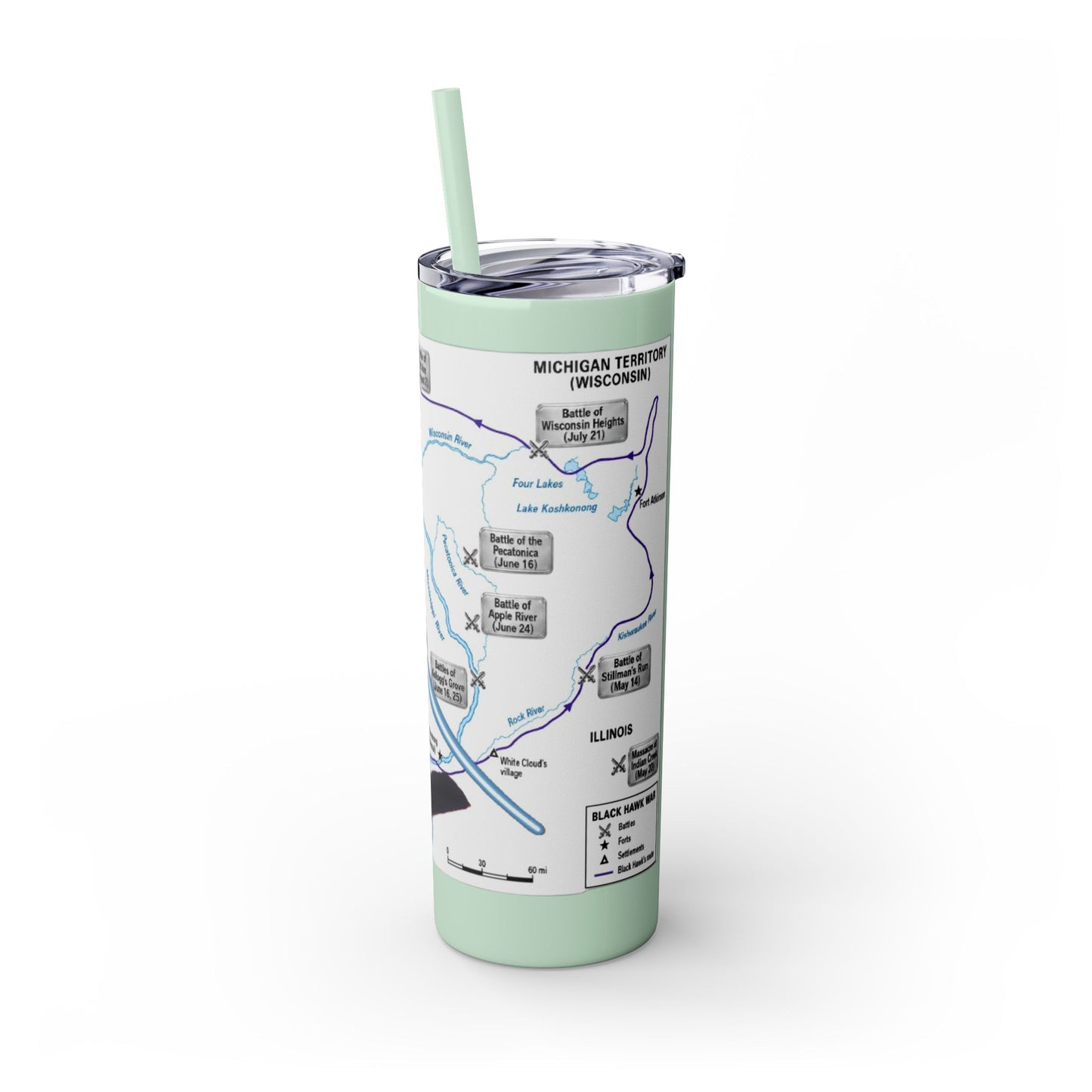 Blackhawk Skinny Tumbler 20oz – "BlackHawk could teach Yoda" Design