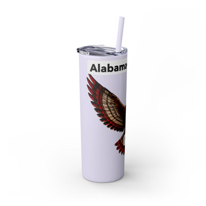AQ Skinny Tumbler with Straw, 20oz