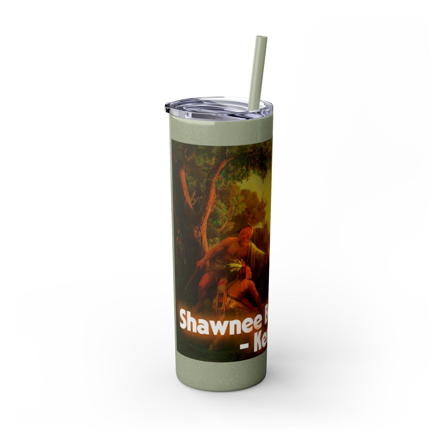Shawnee N Skinny Tumbler with Straw, 20oz