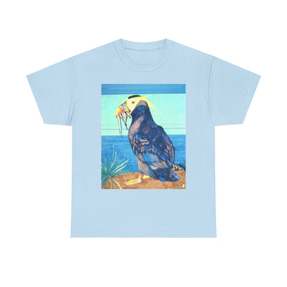 Puffin Beach Tee — Vintage Seaside Bird Graphic T-Shirt