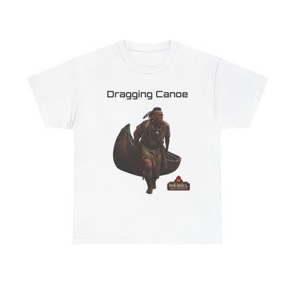 Dragging Canoe Canoe Warrior T-Shirt — Native American Historical Tribute Tee