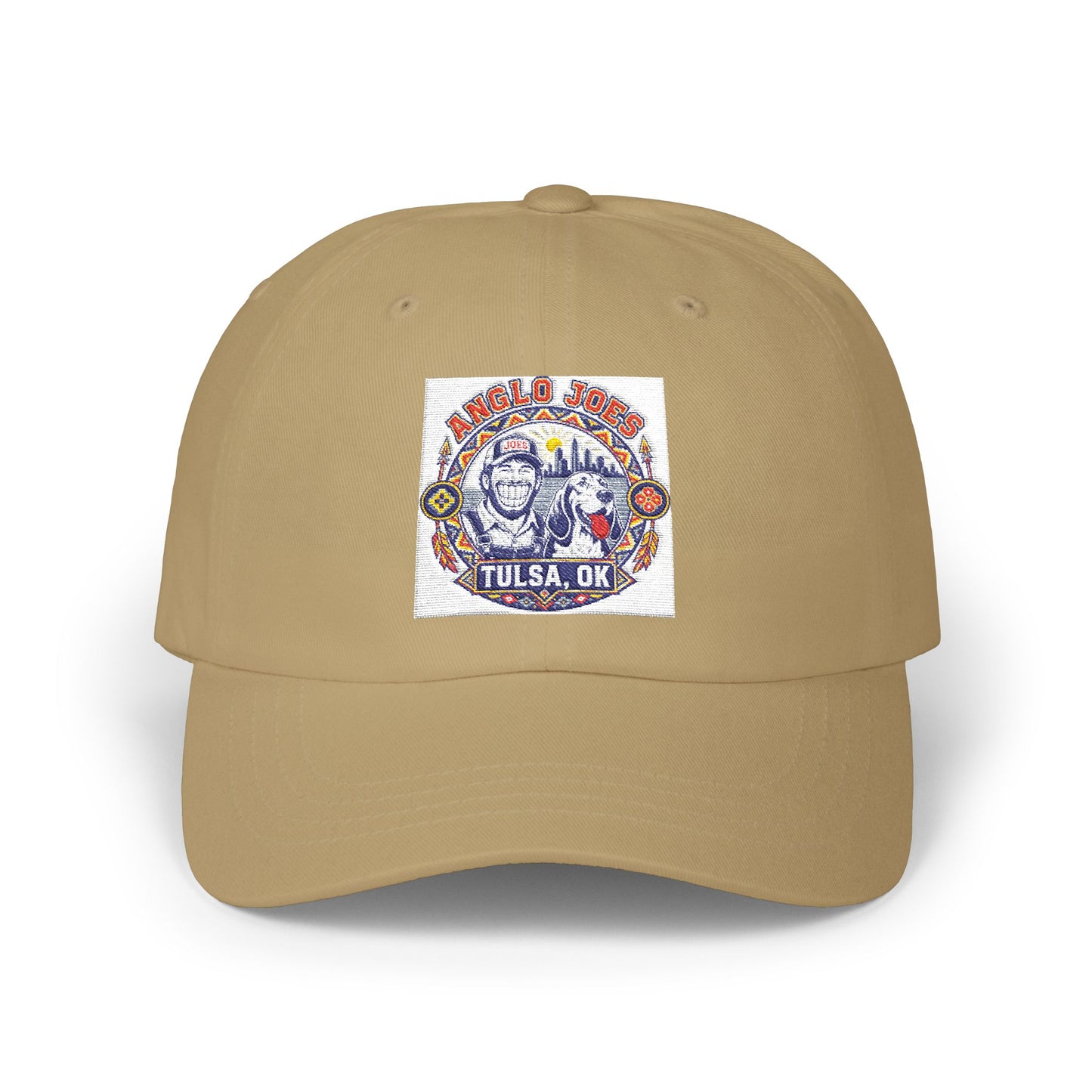 Tulsa OK Vintage Bison Patch Dad Cap