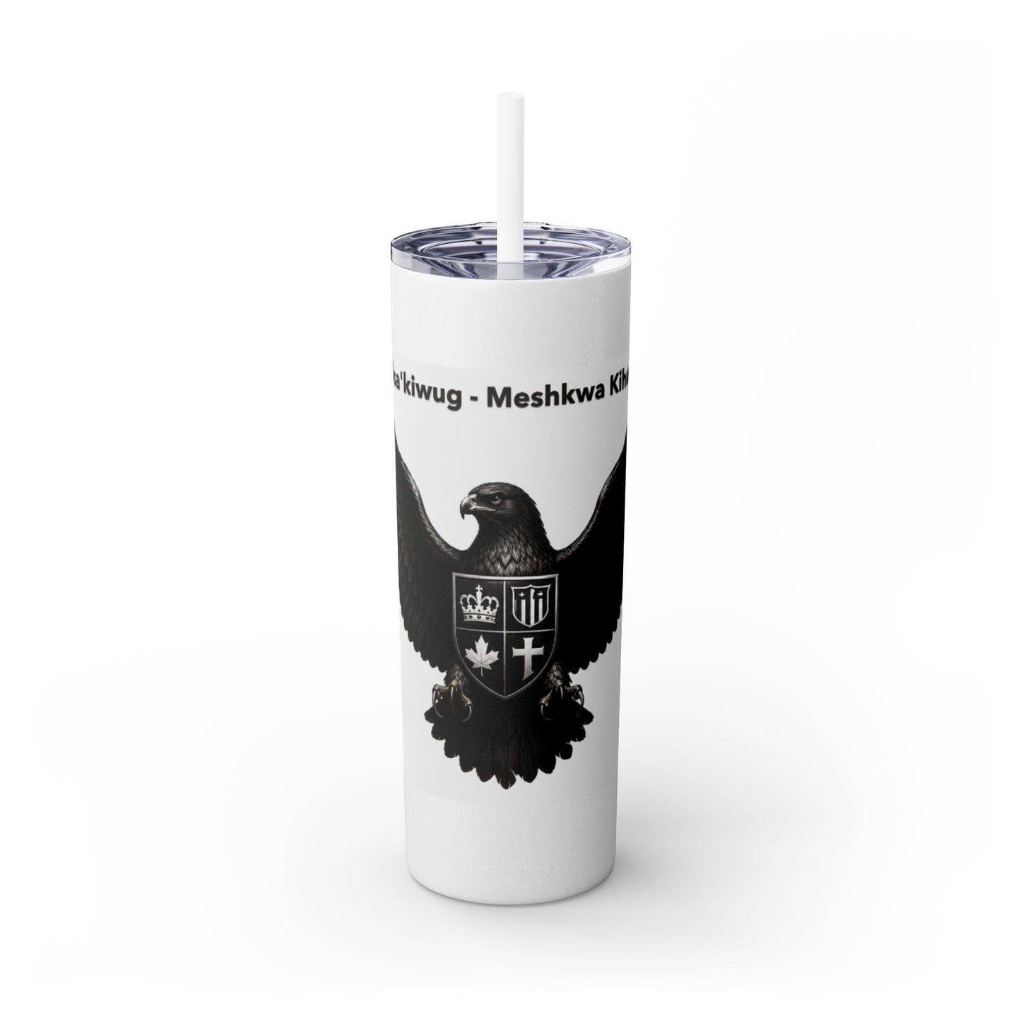 Sac Fox Skinny Tumbler with Straw, 20oz