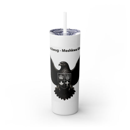 Sac Fox Skinny Tumbler with Straw, 20oz