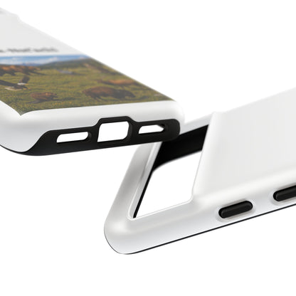 Otoe-Missouria Phone Tough Case — Bold 'Tough Cases' Graphic Protective Cover