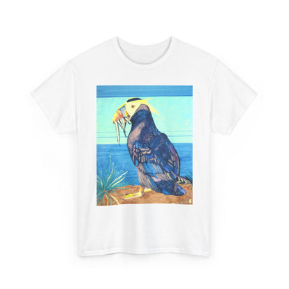 Puffin Beach Tee — Vintage Seaside Bird Graphic T-Shirt