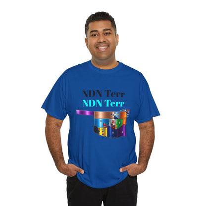 NDN Terr Oklahoma Map Tee — Native Pride Graphic T-Shirt with Arrows