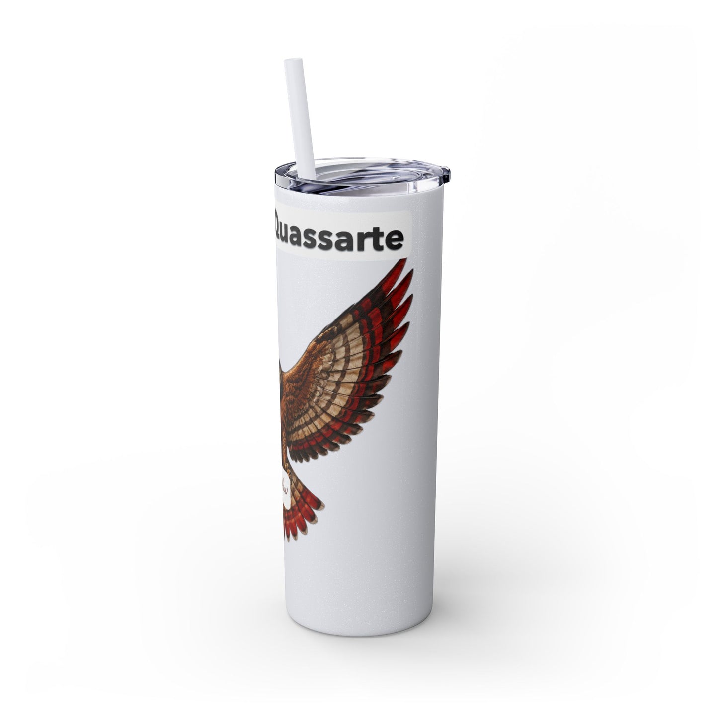 AQ Skinny Tumbler with Straw, 20oz