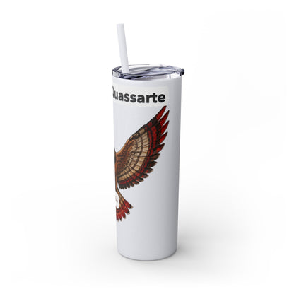 AQ Skinny Tumbler with Straw, 20oz