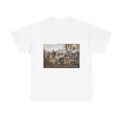 Chief Little Turtle Historical Battle Tee — "The U.S. Greatest Defeat by a Tribe" Cotton T-Shirt