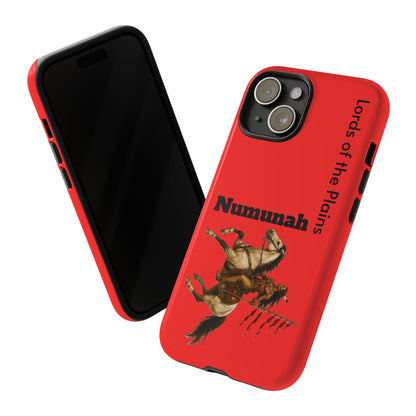 Comanche Numunah Horse Phone Case — 'Lords of the Plains' Red Protective Case