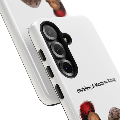 Sac&Fox Phone Case — 'Blackhawk' Raven Crest Protective Tough Case