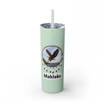 Modoc Eagle Skinny Tumbler – 20oz Straw Travel Cup (Maklaks)