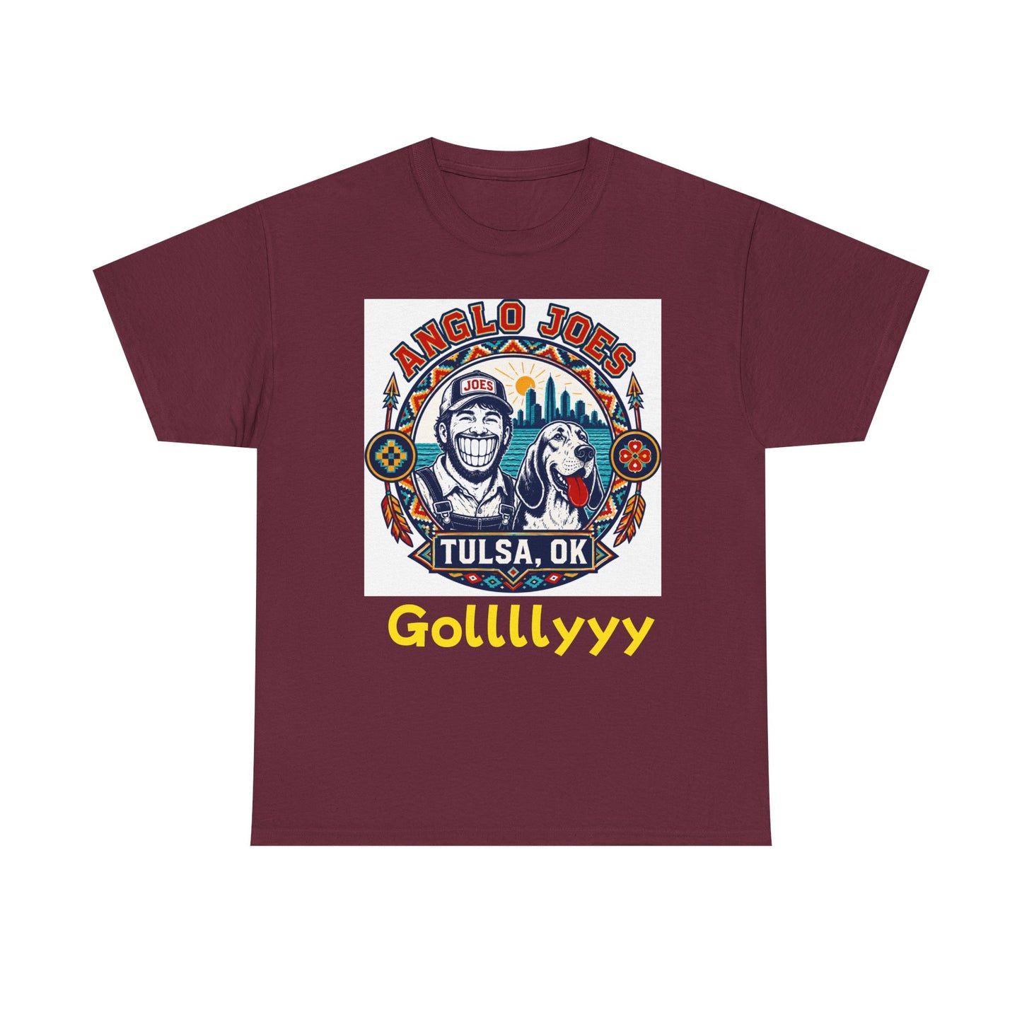 Tulsa Anglo Joe’s Tee — 'Gollllyyy' Retro Sports Graphic T-Shirt