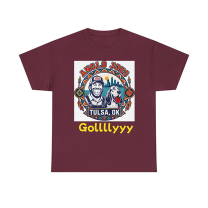Tulsa Anglo Joe’s Tee — 'Gollllyyy' Retro Sports Graphic T-Shirt