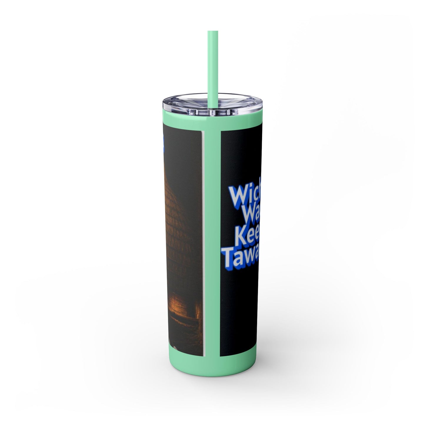 Wichita Skinny Tumbler with Straw, 20oz