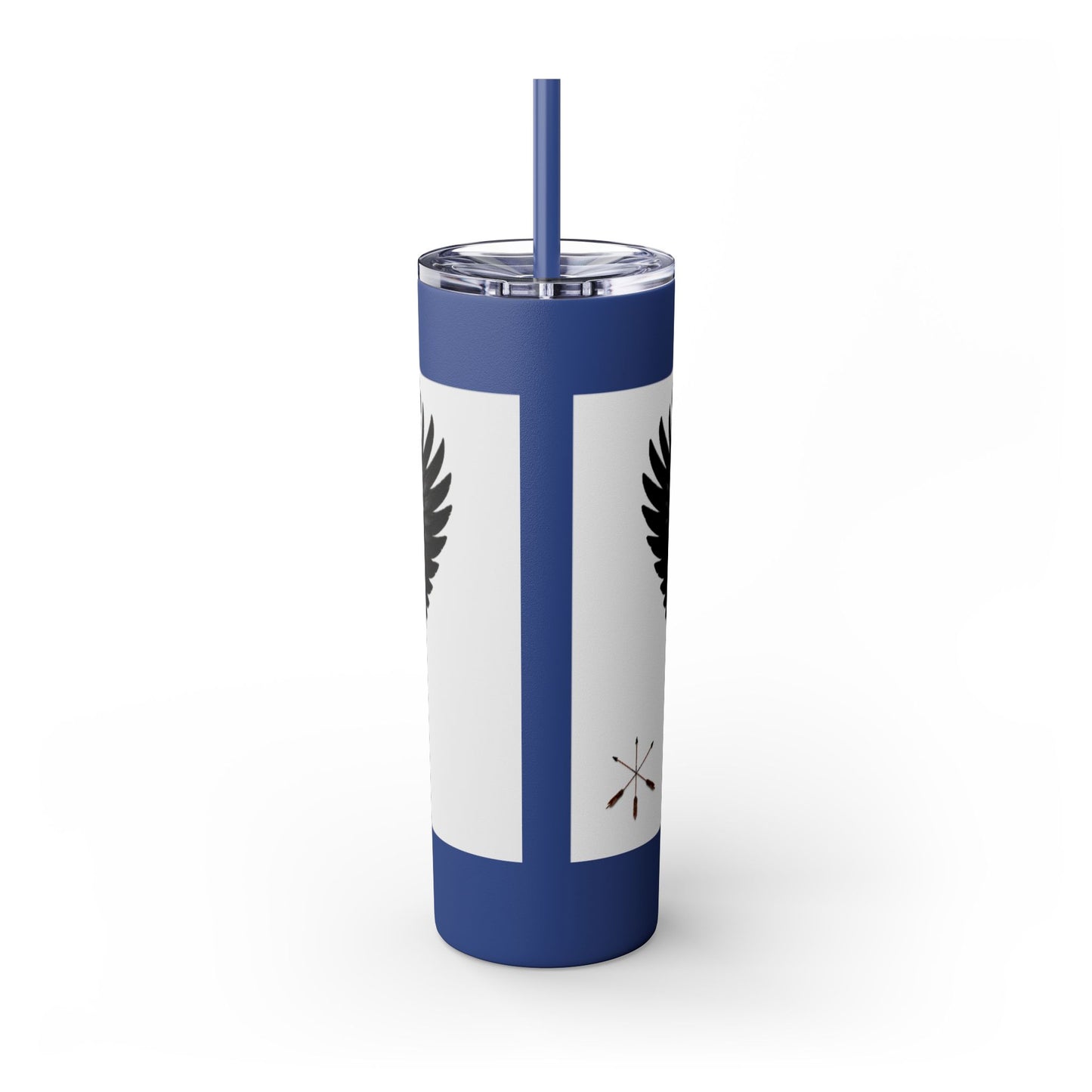 Sac Fox Skinny Tumbler with Straw, 20oz