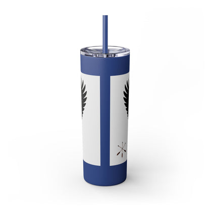 Sac Fox Skinny Tumbler with Straw, 20oz