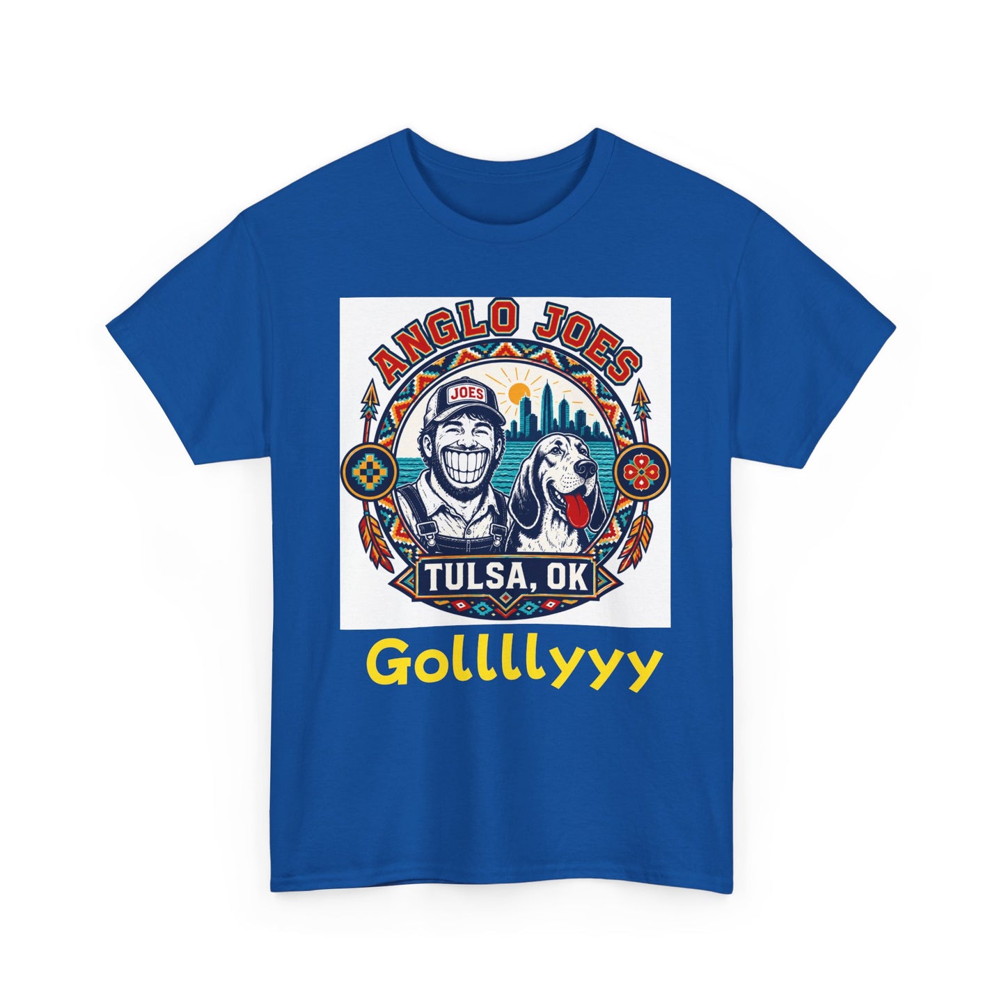 Tulsa Anglo Joe’s Tee — 'Gollllyyy' Retro Sports Graphic T-Shirt