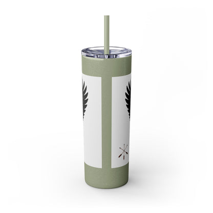 Sac Fox Skinny Tumbler with Straw, 20oz