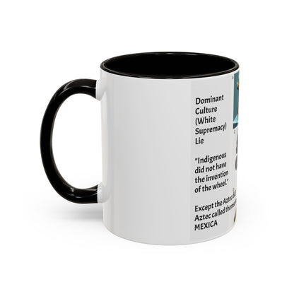 Aztec Artifact Photos Collage Coffee Mug (11oz/15oz)