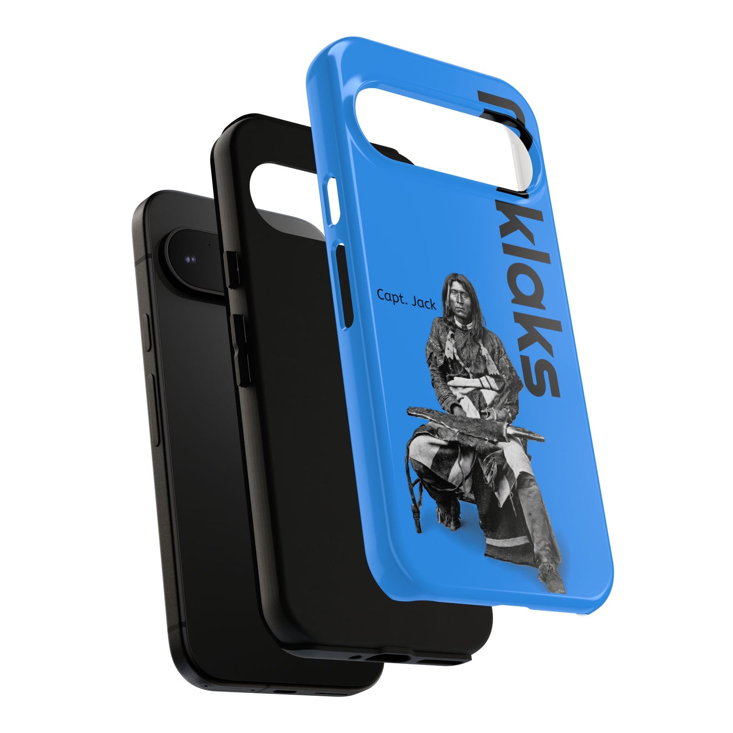 Modoc Blue 'Maklaks' Tough Phone Case with Eagle Drum Design