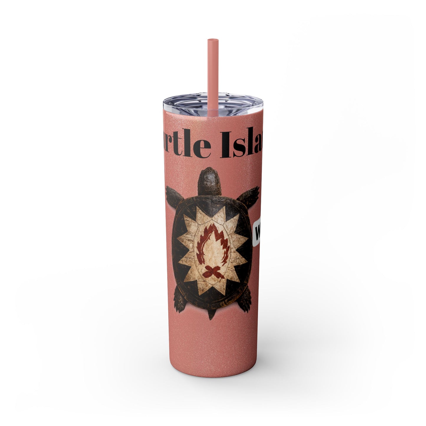 Wyandotte Skinny Tumbler with Straw, 20oz