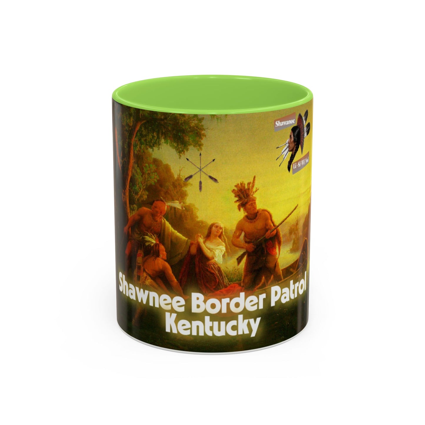 Shawnee Absentee Border Patrol Colorful Mugs (11oz, 15oz)