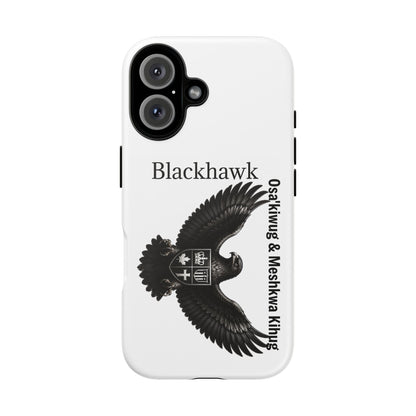 Sac&Fox Phone Case — 'Blackhawk' Raven Crest Protective Tough Case