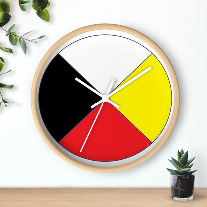 Medicine Wheel Wall Clock — Native Four Directions Home Décor