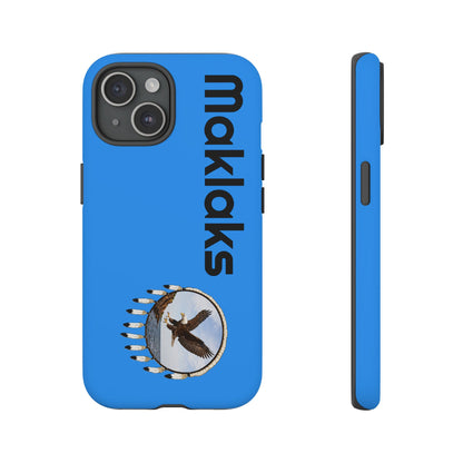 Modoc Blue 'Maklaks' Tough Phone Case with Eagle Drum Design