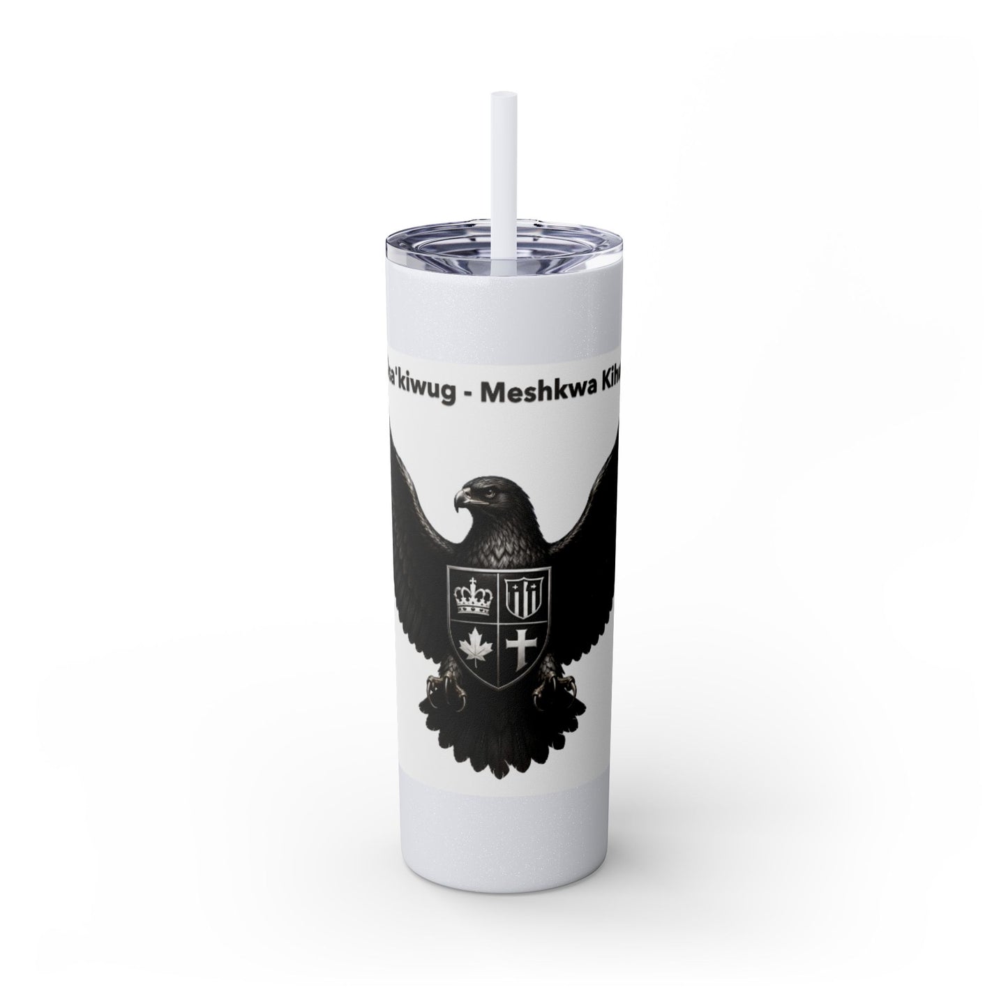 Sac Fox Skinny Tumbler with Straw, 20oz