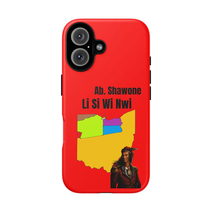 Absentee Shawnee homelands Phone Case — 'Li Si Wi Ni' Design
