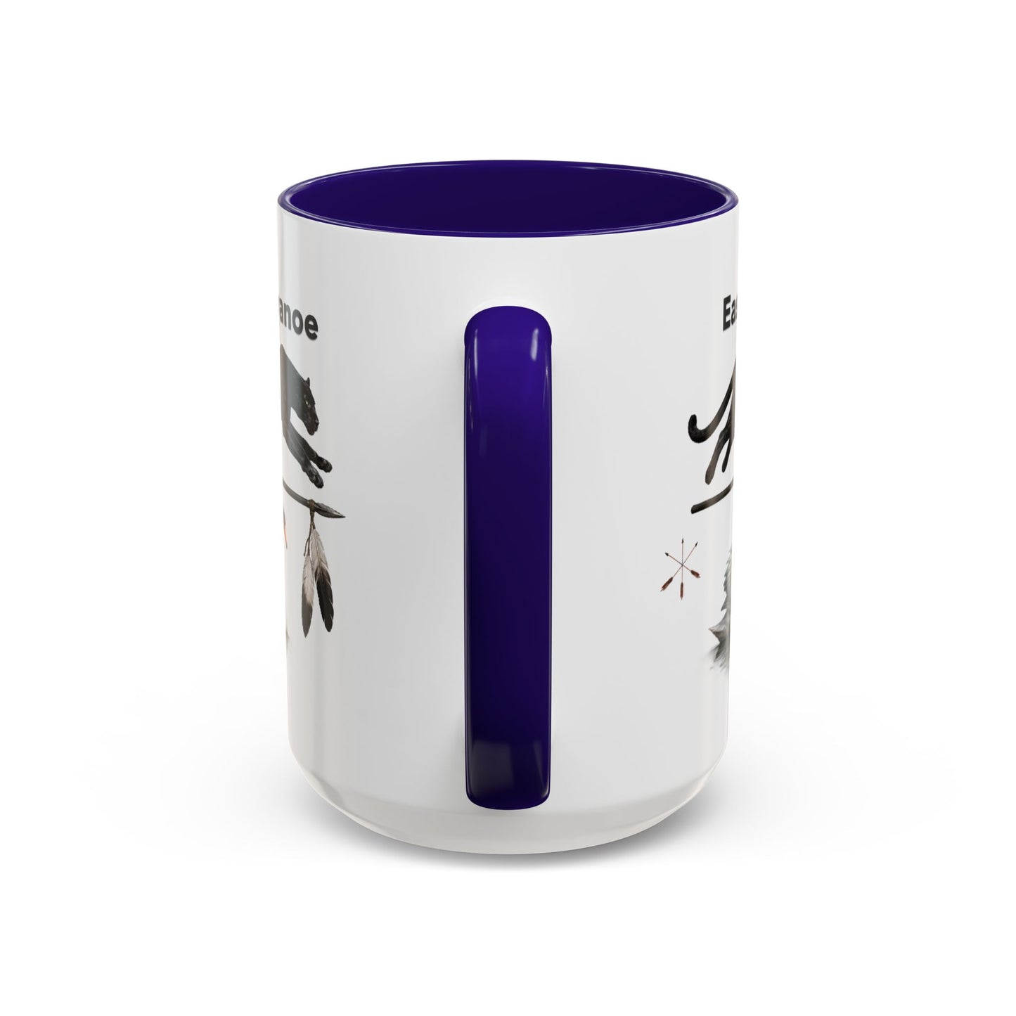 Shawnee East Shawanoe Mascot Panther & Swan Coffee Mug (11oz/15oz)