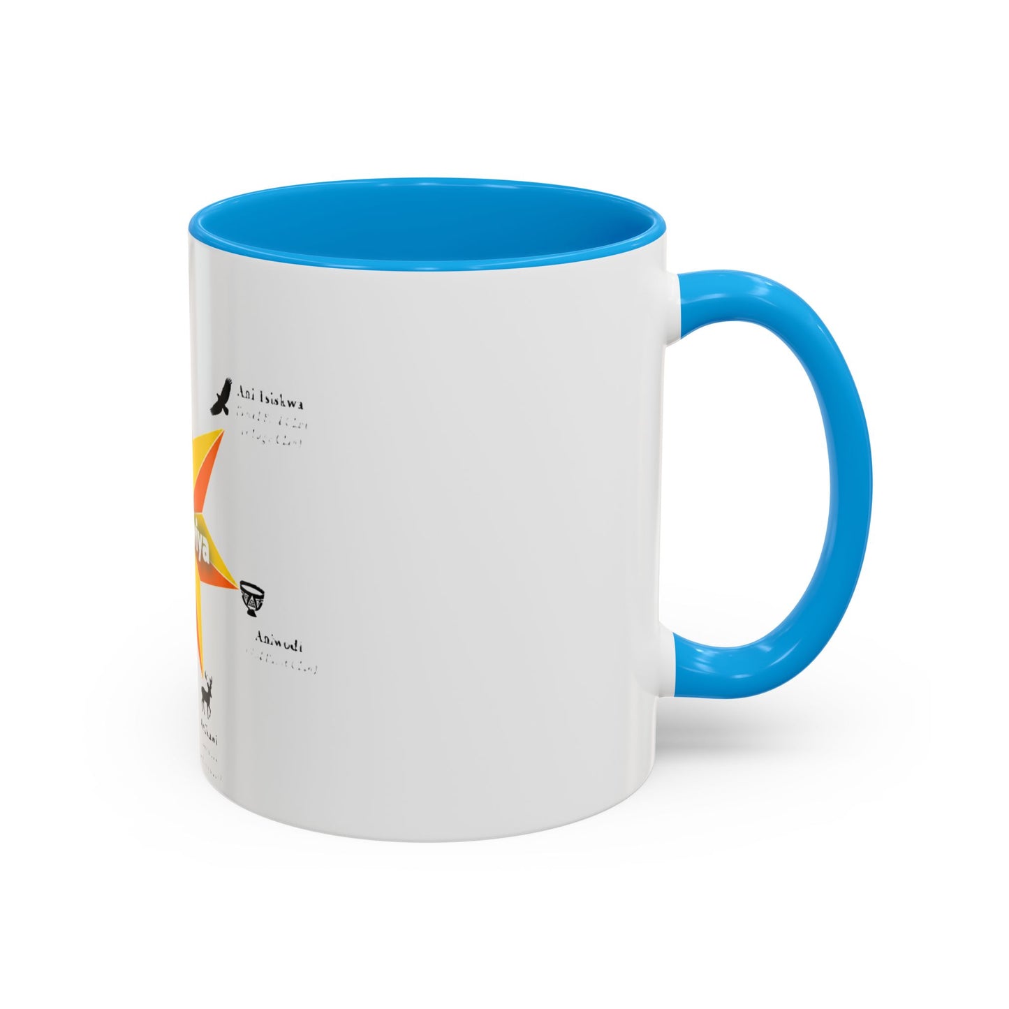 Aniyunwiya Star Map Coffee Mug — Native Seneca/Onondaga Language Names