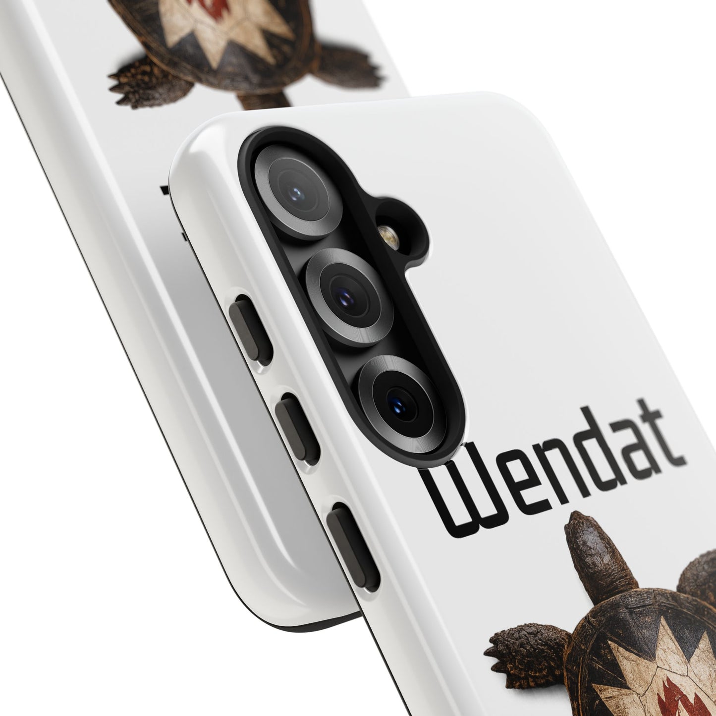 Wyandotte Wendat Turtle Phone Case — Indigenous Turtle Shield Design