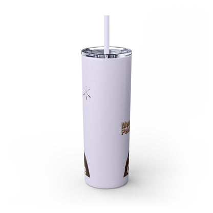 Miami 20oz Skinny Tumbler with Straw — Native Chief Portrait Travel Cup
