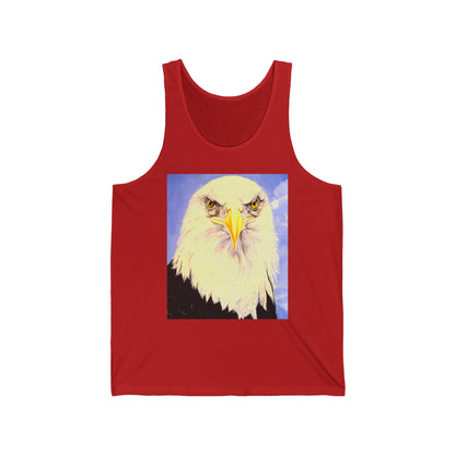 Eagle Portrait Tank Top – Patriotic Bald Eagle Graphic Tank