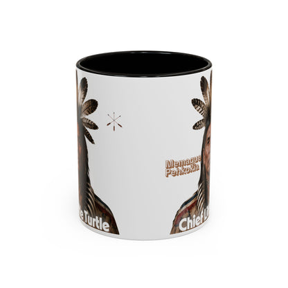Miami Ceramic Mug — 'Chief Little Turtle' Native Warrior Portrait (11oz & 15oz)
