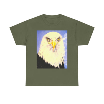 Bald Eagle Graphic Tee — Patriotic Vintage Bird T-Shirt with Arrow Back Design