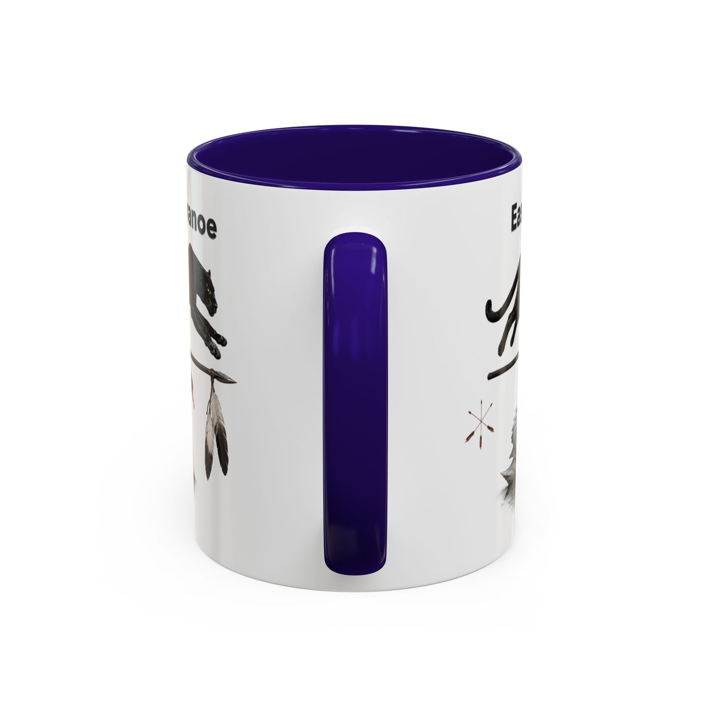 Shawnee East Shawanoe Mascot Panther & Swan Coffee Mug (11oz/15oz)