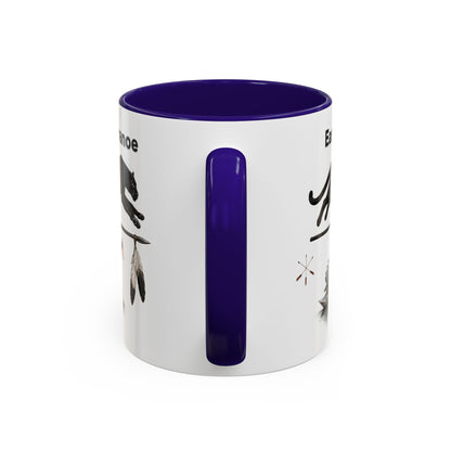 Shawnee East Shawanoe Mascot Panther & Swan Coffee Mug (11oz/15oz)