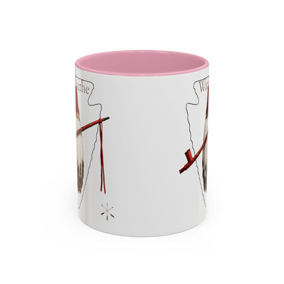 Osage Wazhazhe Tribal Feather Mug (11oz & 15oz) — Native-Inspired Coffee Cup