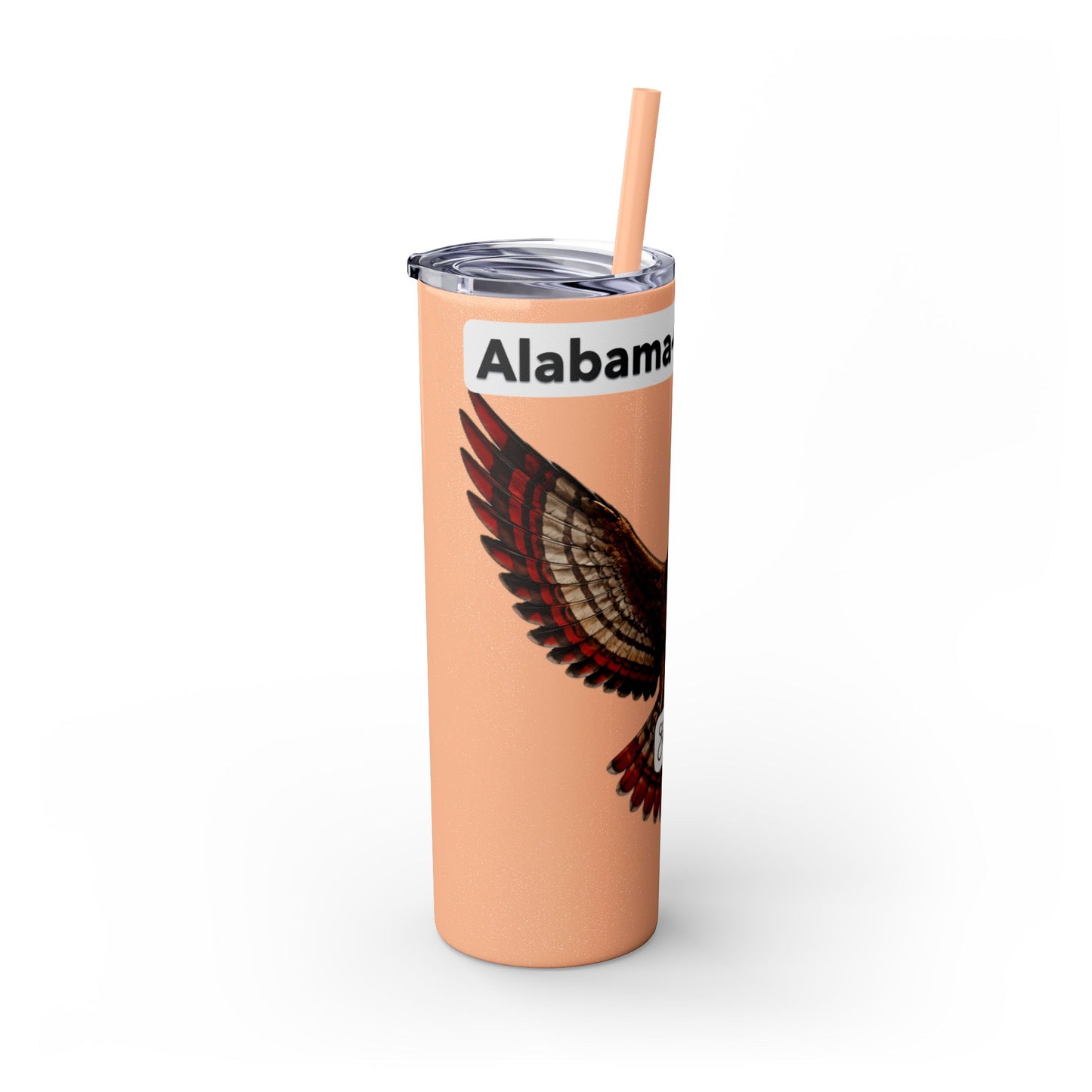 AQ Skinny Tumbler with Straw, 20oz