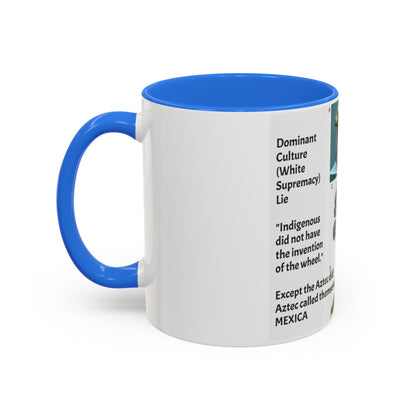 Aztec Artifact Photos Collage Coffee Mug (11oz/15oz)