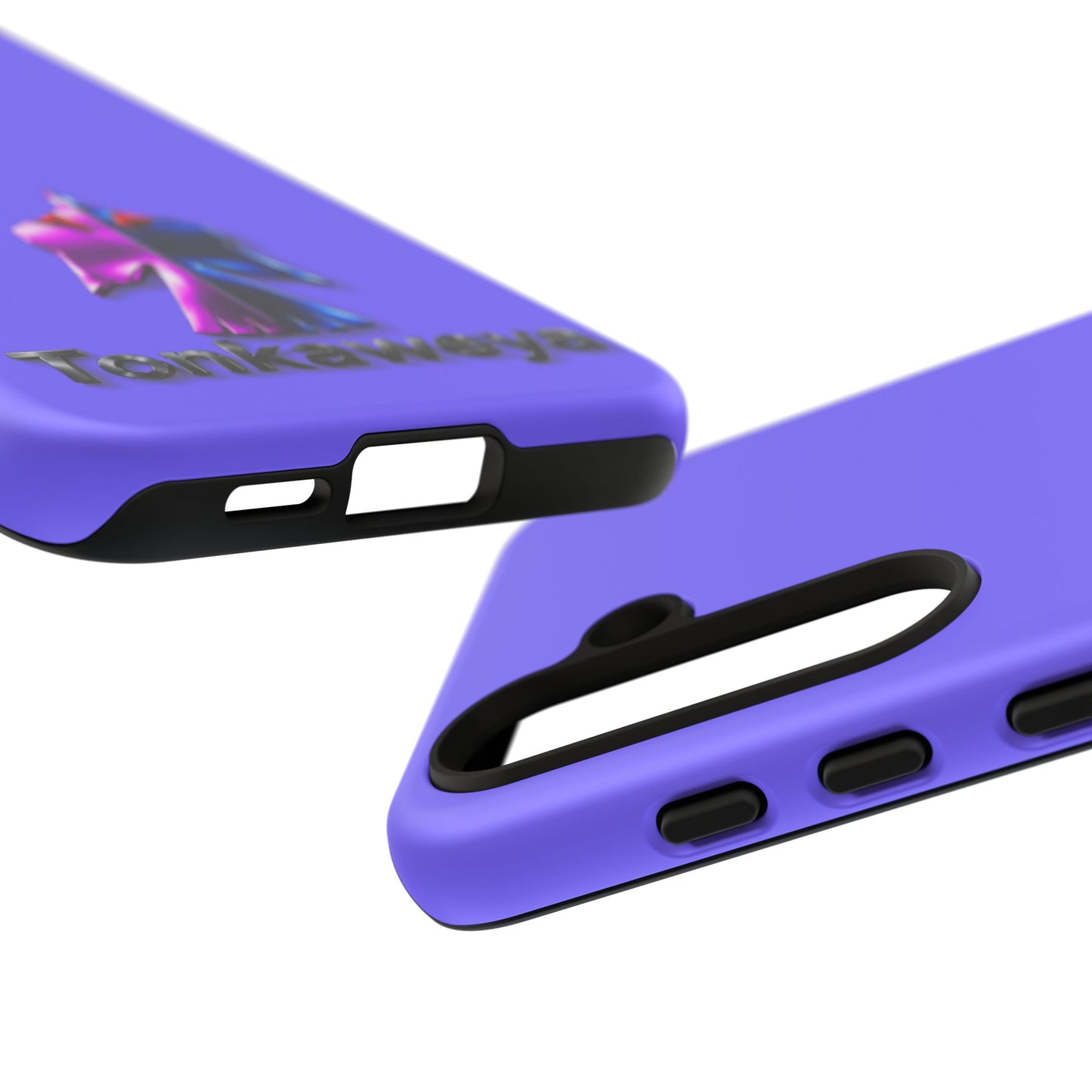 Tonkawa Phone Case — Tonkkaweya Sunrise Design (Protective Purple Hard Shell)