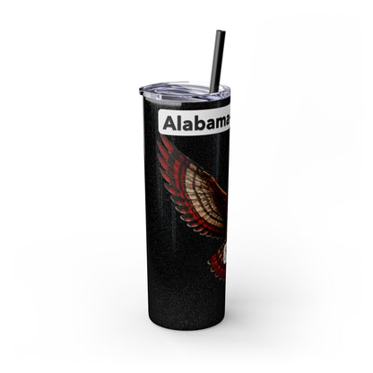 AQ Skinny Tumbler with Straw, 20oz