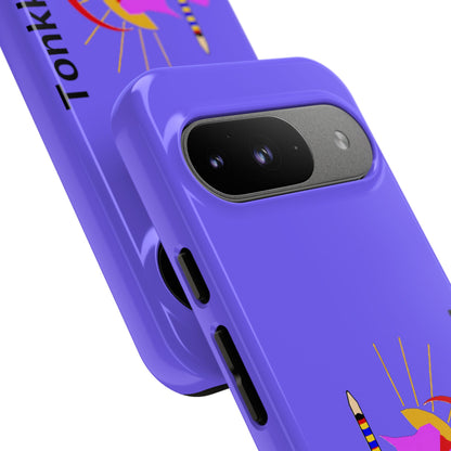 Tonkawa Phone Case — Tonkkaweya Sunrise Design (Protective Purple Hard Shell)