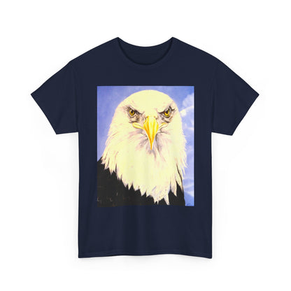Bald Eagle Graphic Tee — Patriotic Vintage Bird T-Shirt with Arrow Back Design